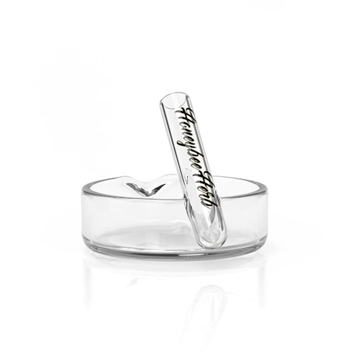Honeybee Herb Concentrate Glass Dish With Dab Holder