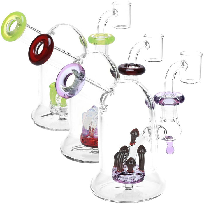 Pulsar Bioluminescence Shroom Perc Mini Dab Rig