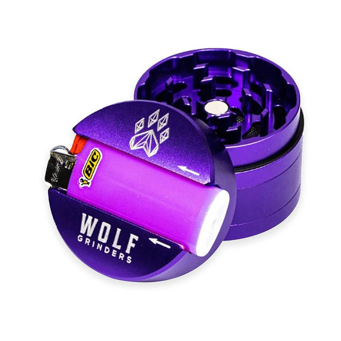 Wolf Grinders 4-Piece Maxi Large Aluminum Herb Grinder