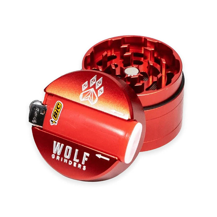 Wolf Grinders 4-Piece Maxi Large Aluminum Herb Grinder
