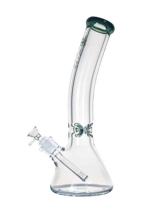 The Kind Glass Thick Glass Bent Neck Beaker Bong 10" to 24"
