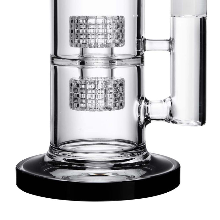 Glass 14" Glycerin Straight Tube Bong