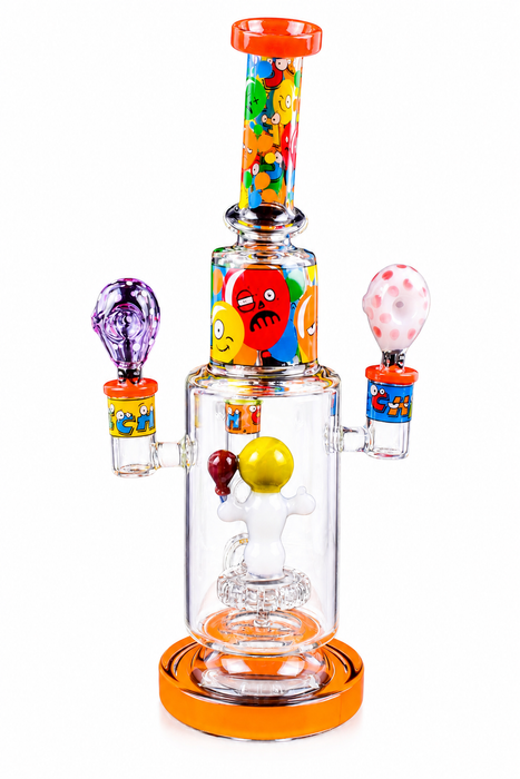 Cheech Glass Cartoon Drip Dual Hand Pipe Bowls