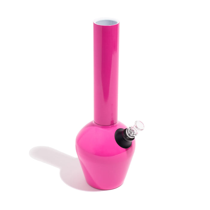 Chill Bong Metal Neon Pink Beaker Bong