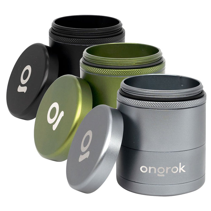 ONGROK Flower Petal Toothless Aluminum Storage Grinder