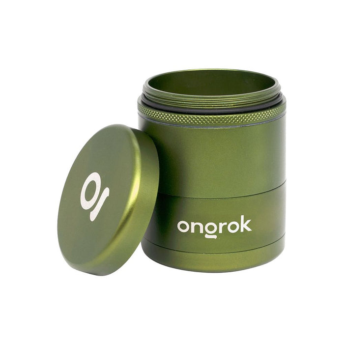 ONGROK Flower Petal Toothless Aluminum Storage Grinder