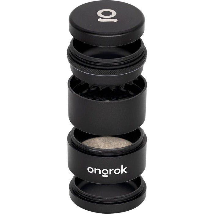 ONGROK Flower Petal Toothless Aluminum Storage Grinder