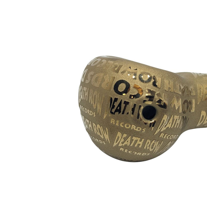 Death Row Records Metallic Etched Glass Spoon Pipe