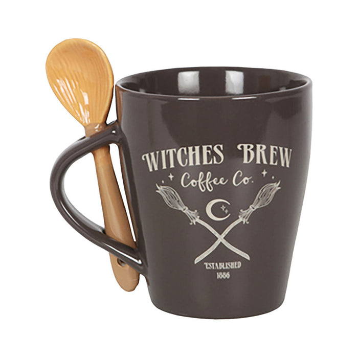 Witch's Brew Coffee Mug With Spoon - 10oz