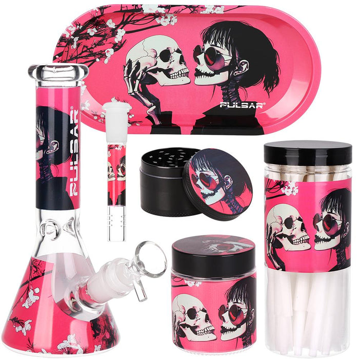 Design Series Beaker Water Pipe Smoker's Kit