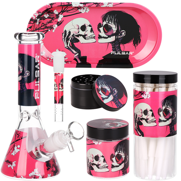 Design Series Beaker Water Pipe Smoker's Kit