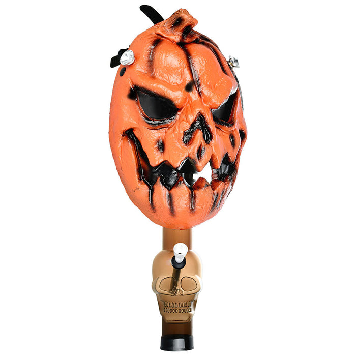 Scary Jack-O'-Lantern Gas Mask Bong