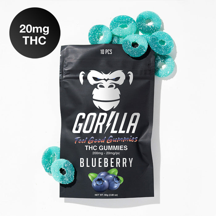 Gorilla THC Gummies 20MG Delta 9