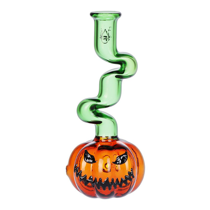 Pulsar Twisty And Wicked Jack-O-Lantern Glass Hand Pipe