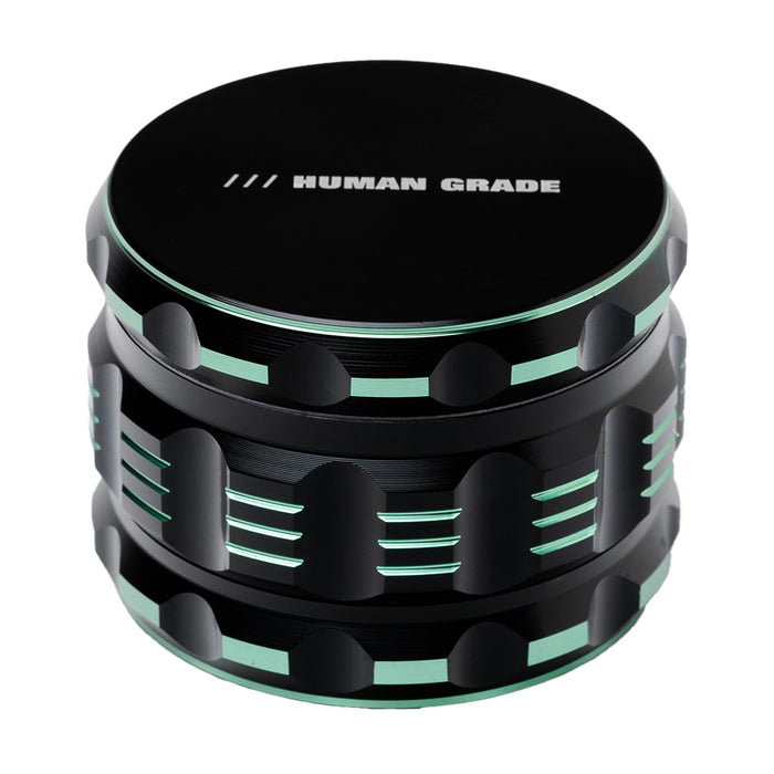 Human Grade 4 Piece Grinder Notched Grip