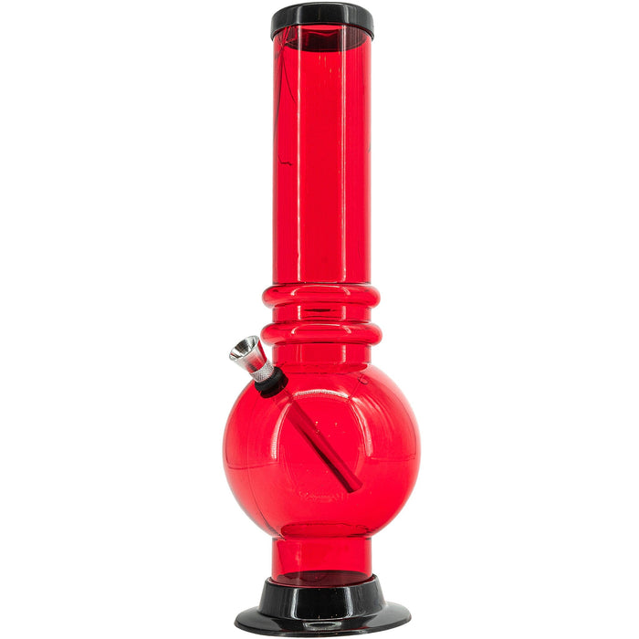 Acrylic Bubble Base Bong | 12" Or 15"