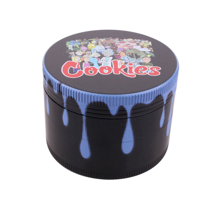 4 Piece Cookies Backwoods Cartoon Herb Grinder