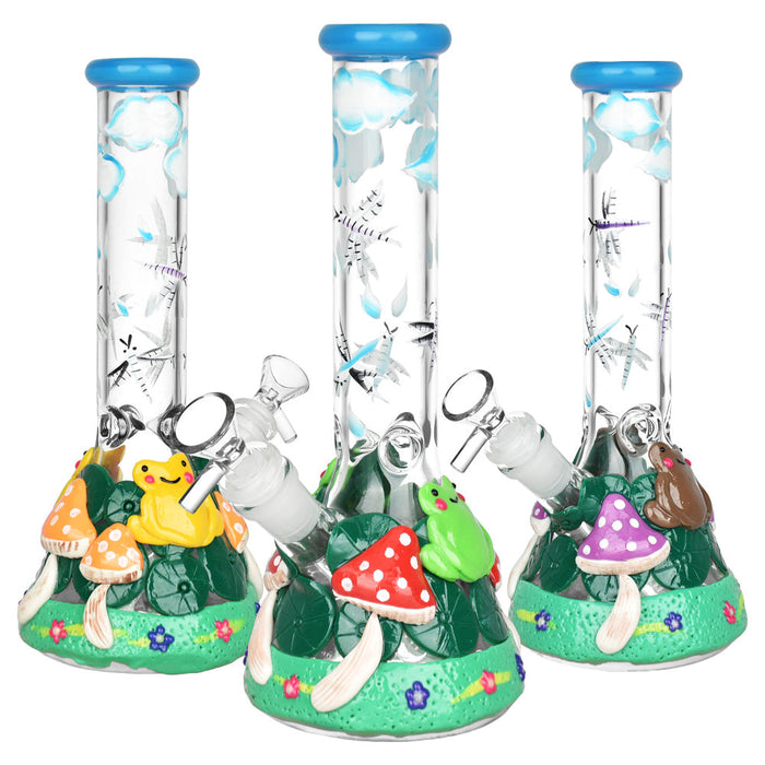 Froggy Friend Glow In The Dark Beaker Bong