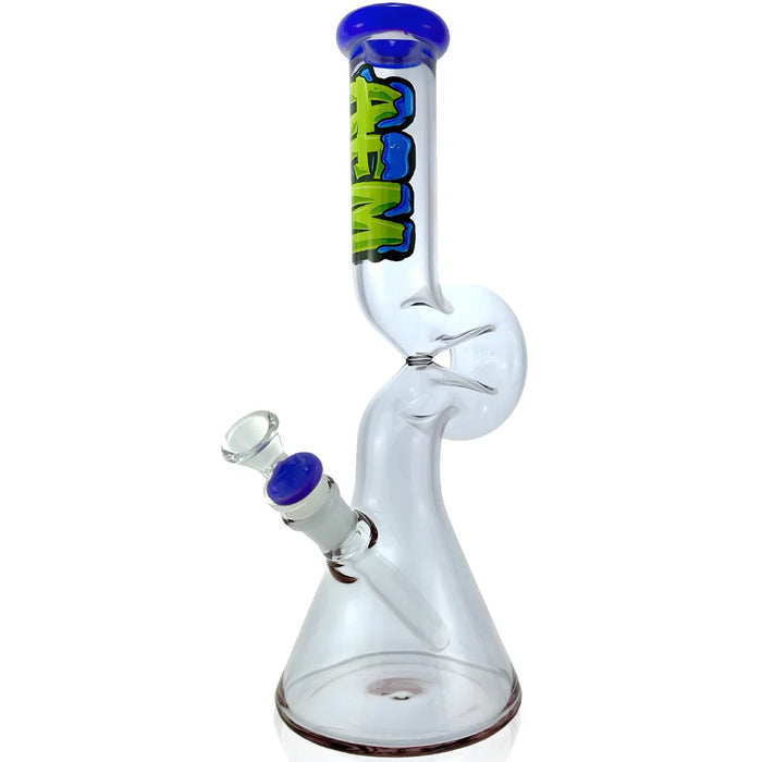 AFM Glass 12" Hunchback Full Color Bong - 5 Colors