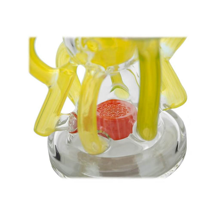 Calibear Artistic Recycler Dab Rig with Opal