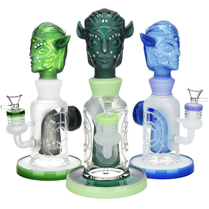Avatar Etched Glass Water Pipe