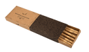 Pack of premium incense sticks in a cardboard box on a transparent background