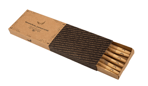 Pack of premium incense sticks in a cardboard box on a transparent background