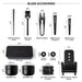 Blaze Accessories set with dimensions and descriptions on a white background