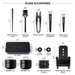 Blaze Accessories set with dimensions and descriptions on a white background