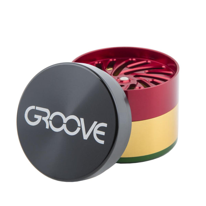 Groove CNC 4 Piece Grinder Sifter 3.0" (75mm)