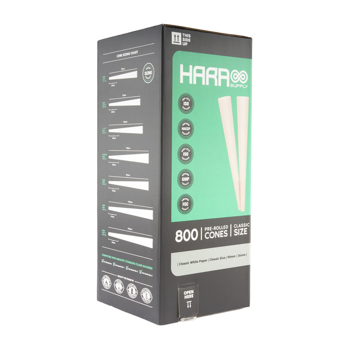 Hara Supply Paper Cones - 98mm - 800pc