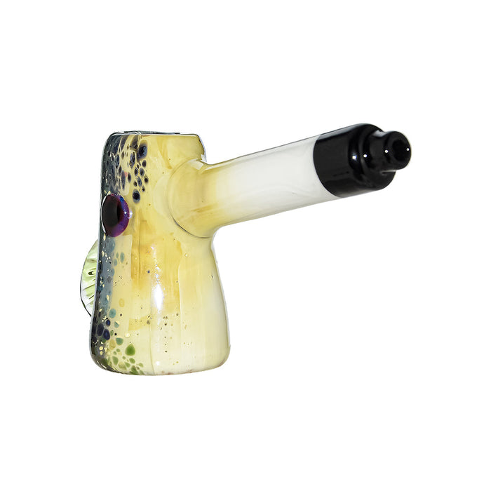 CaliBear Glass Puffer Fish Sculpted Hand Pipe
