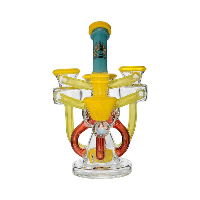 Calibear Artistic Recycler Dab Rig with Opal