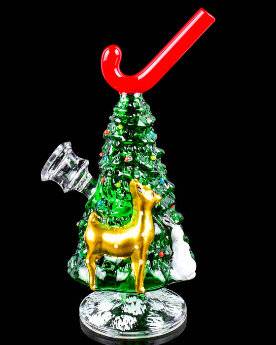 Candy Cane Christmas Tree Bong