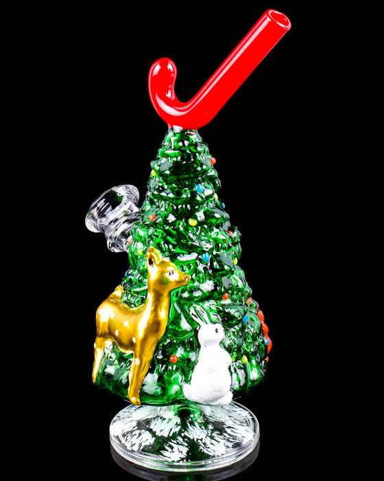 Candy Cane Christmas Tree Bong