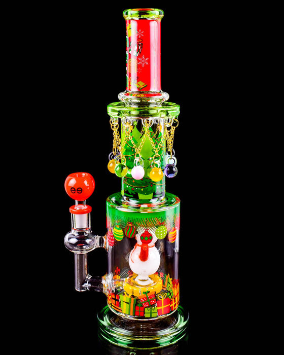 Cheech Glass Christmas Holiday Ornament Bong