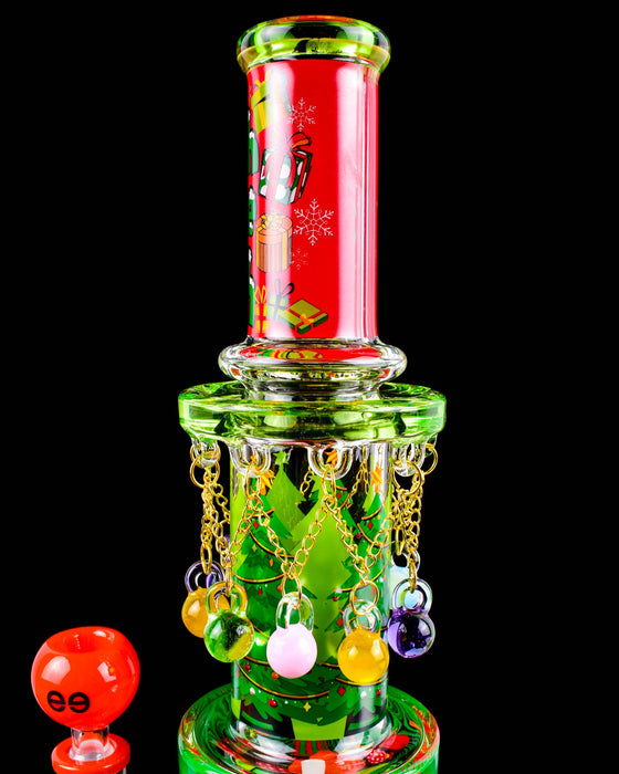 Cheech Glass Christmas Holiday Ornament Bong