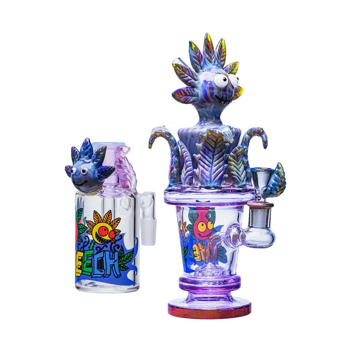 Cheech Glass Daily Vitamin D Water Pipe & Ashcatcher Combo