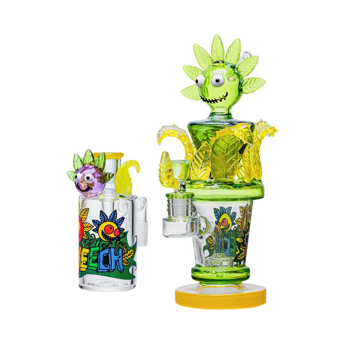 Cheech Glass Daily Vitamin D Water Pipe & Ashcatcher Combo