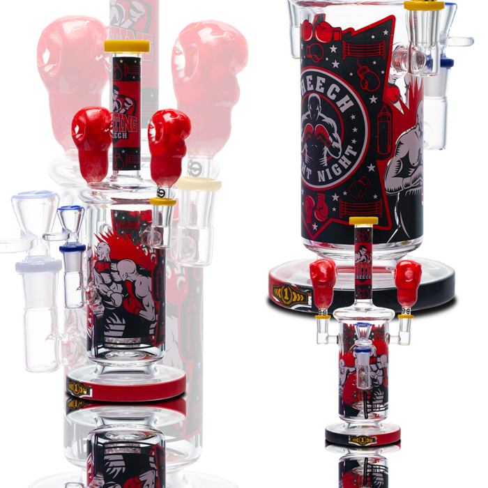 Cheech Glass Heavy Hitter Boxing Water Pipe