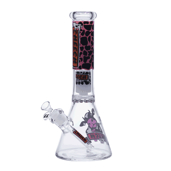 Cheech Glass Strawberry Milk Cow Beaker Bong