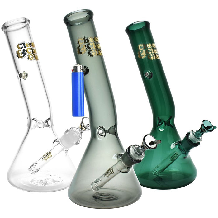 Cheech & Chong Glass Basketball Jones Chillax Beaker Bong