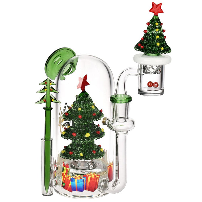 Christmas Tree Glass Dab Rig Set