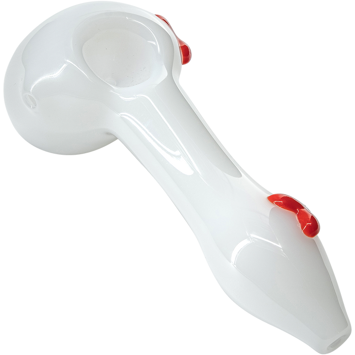 LA Pipes Drooping Hearts Solid White Drooper Spoon