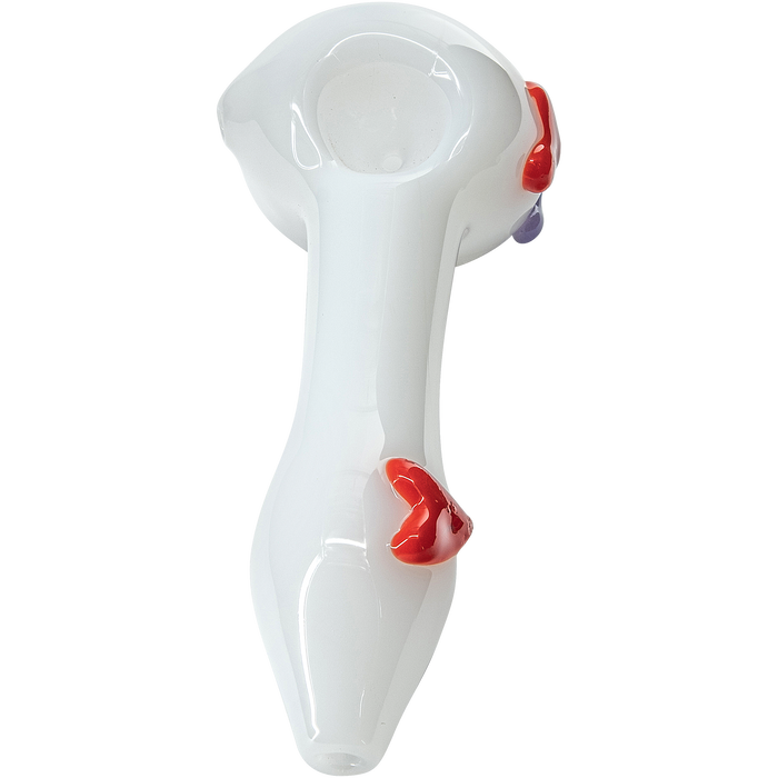 LA Pipes Drooping Hearts Solid White Drooper Spoon