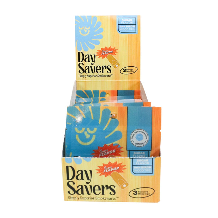 DaySavers 9mm Sweetened Wood Tips