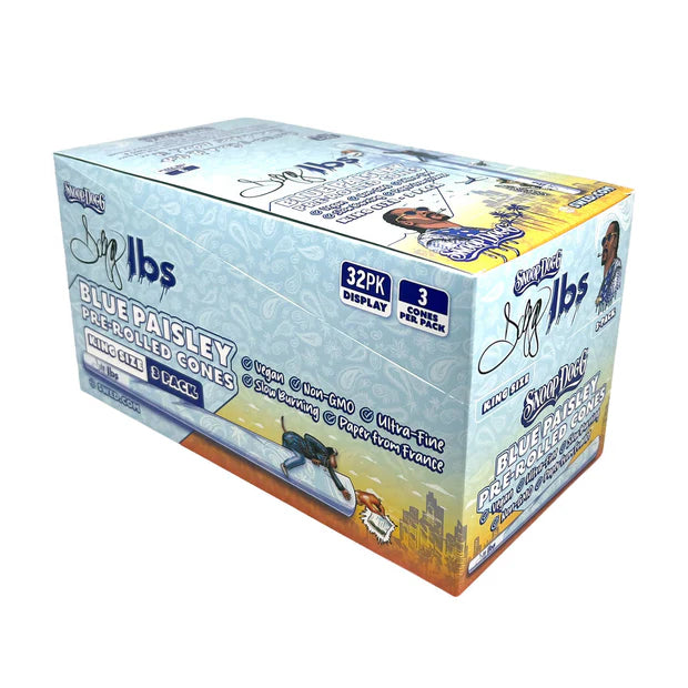 Dogg Lbs Blue Paisley Pre-Roll Cones | King Size