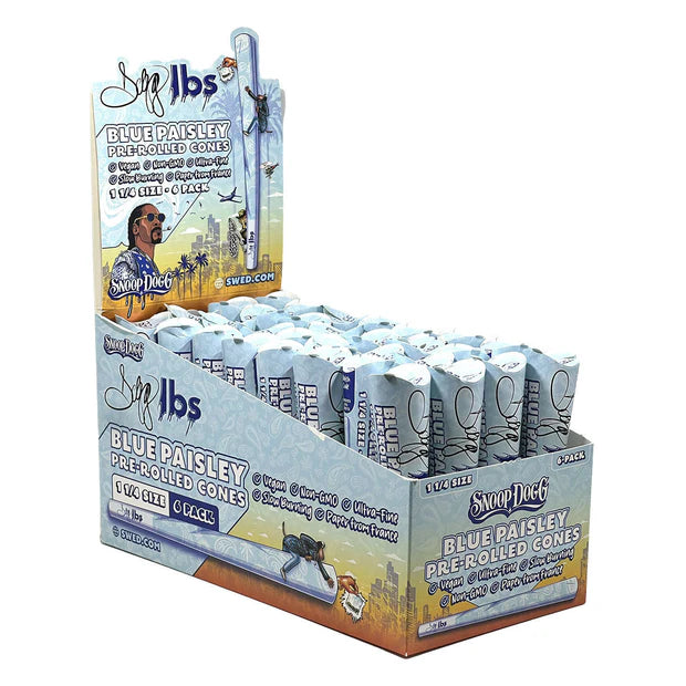 Dogg Lbs Blue Paisley Pre-Roll Cones | 1 1/4