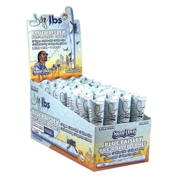Dogg Lbs Blue Paisley Pre-Roll Cones | King Size