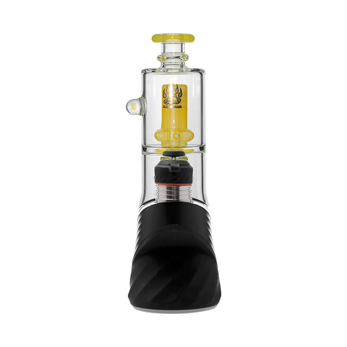 Double Perc Puffco Peak OG & Pro Glass Attachment Encased W/ Opal | Calibear